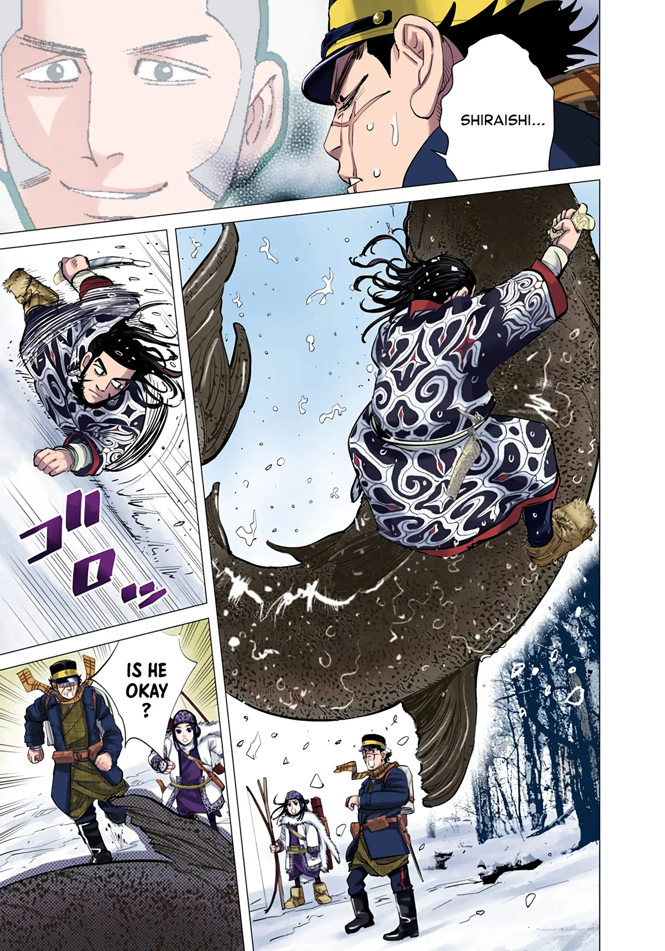 Golden Kamuy - Digital Colored Comics - Vol.5 Chapter 47: Huchen Flower