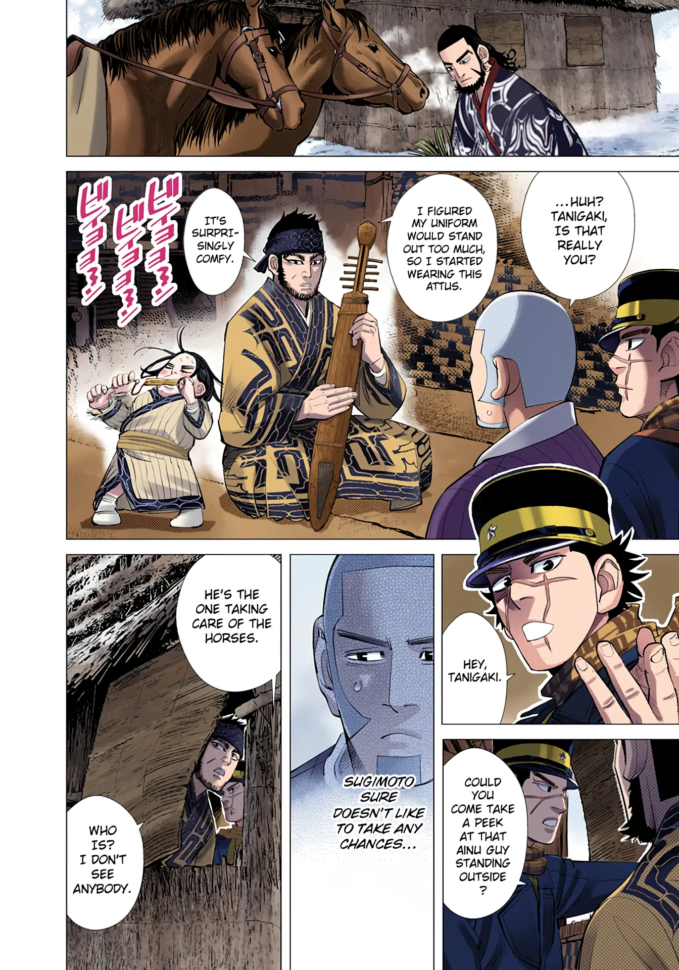 Golden Kamuy - Digital Colored Comics - Vol.6 Chapter 50: Spring Thunder