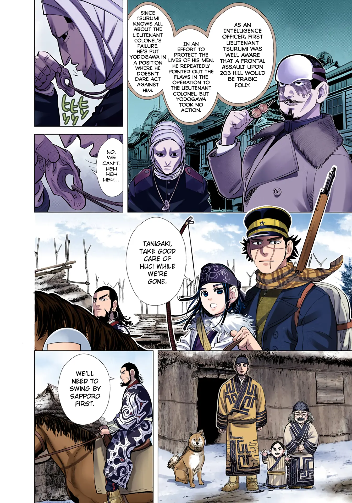 Golden Kamuy - Digital Colored Comics - Vol.6 Chapter 50: Spring Thunder