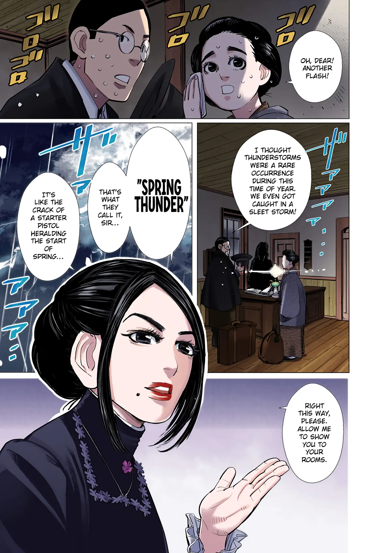 Golden Kamuy - Digital Colored Comics - Vol.6 Chapter 50: Spring Thunder