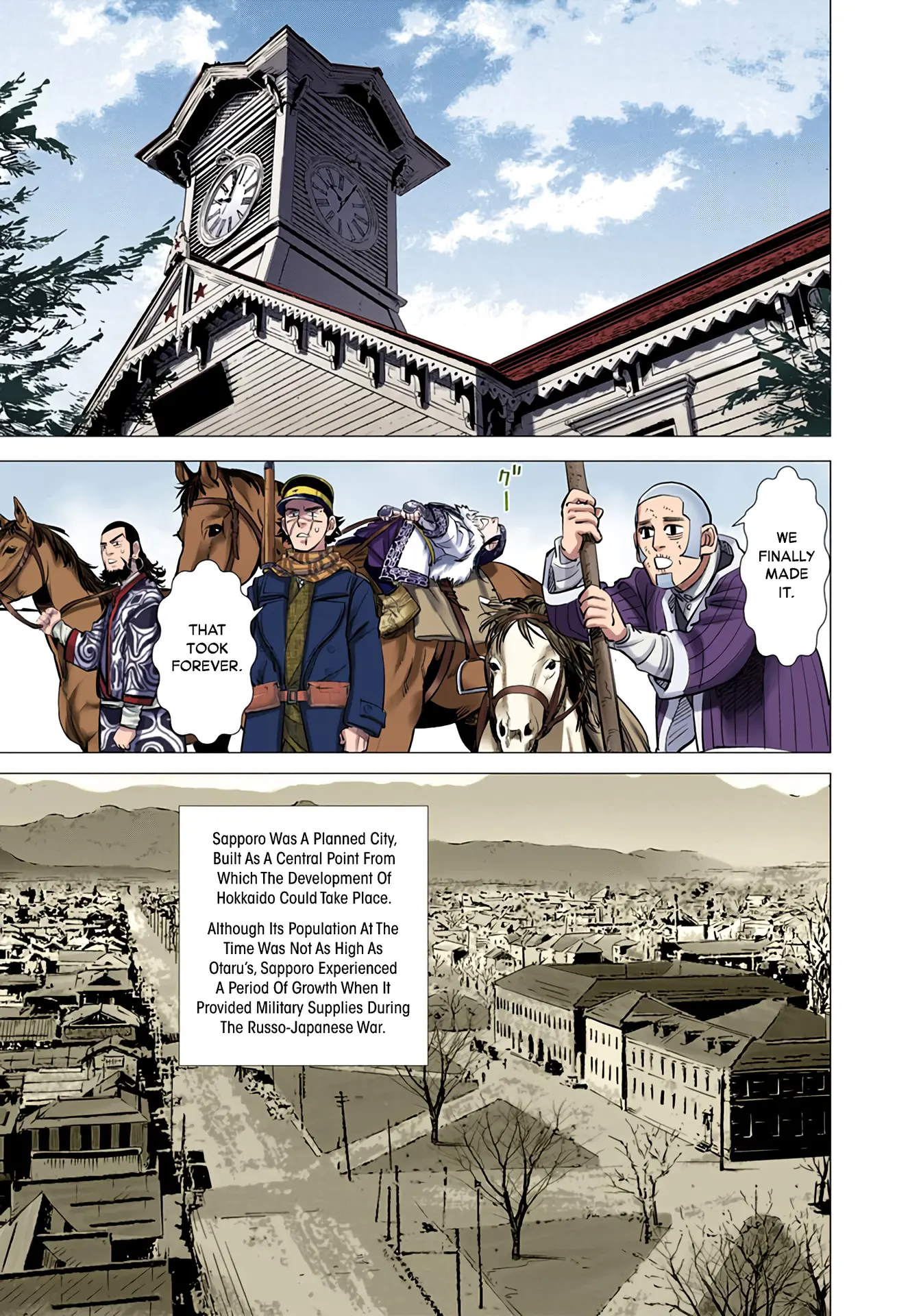 Golden Kamuy - Digital Colored Comics - Vol.6 Chapter 50: Spring Thunder