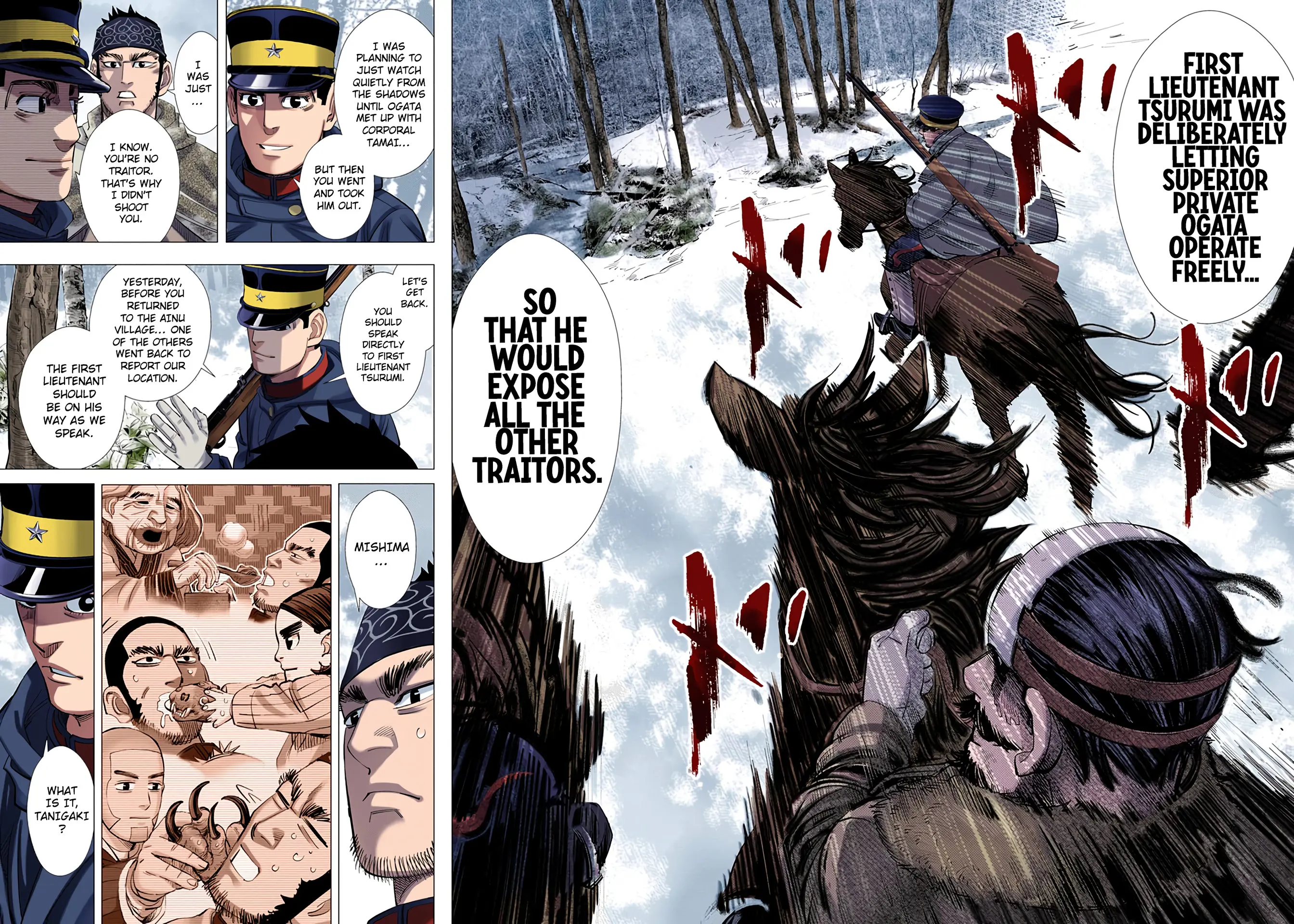 Golden Kamuy - Digital Colored Comics - Vol.4 Chapter 46: Punishment