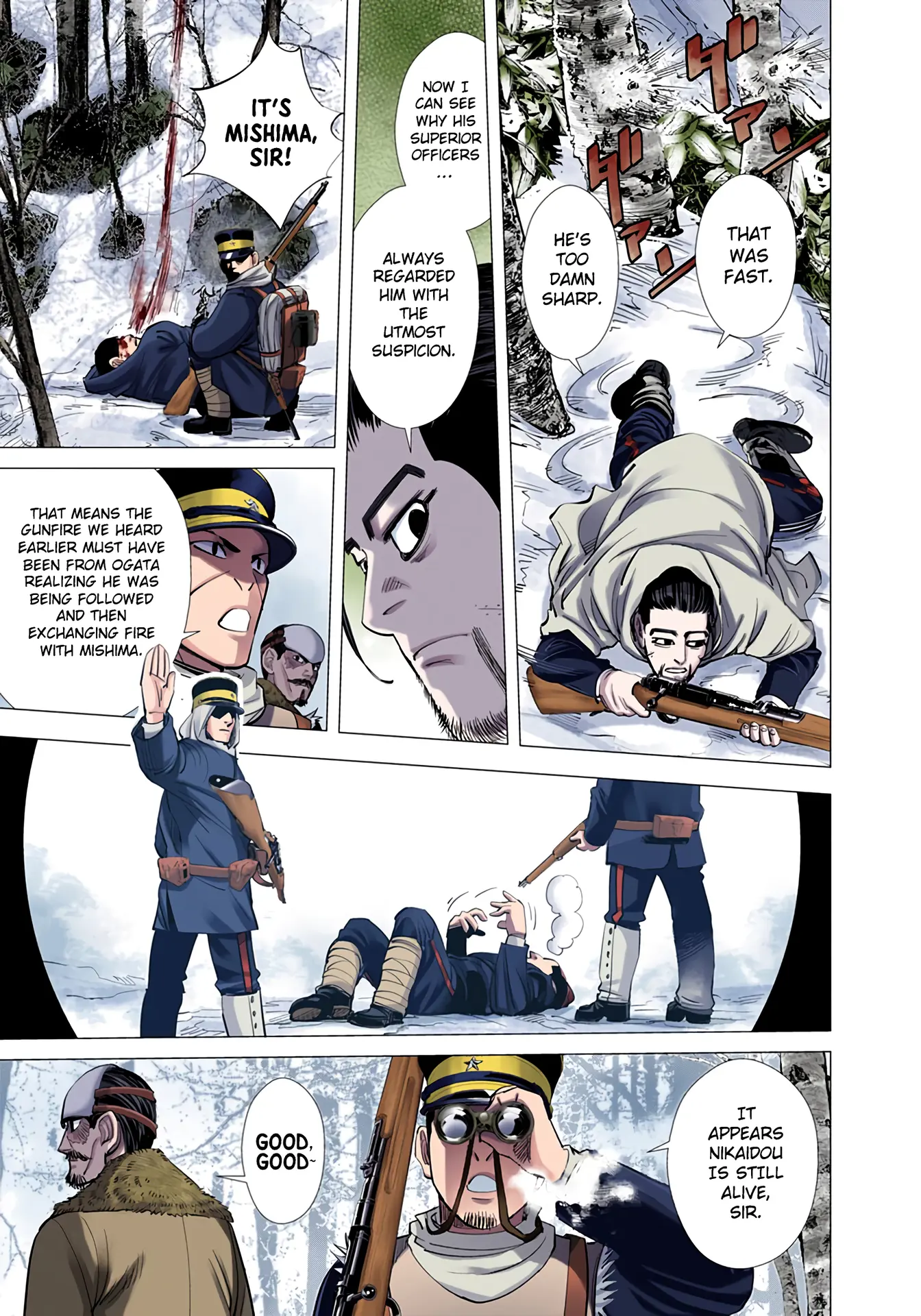 Golden Kamuy - Digital Colored Comics - Vol.4 Chapter 46: Punishment