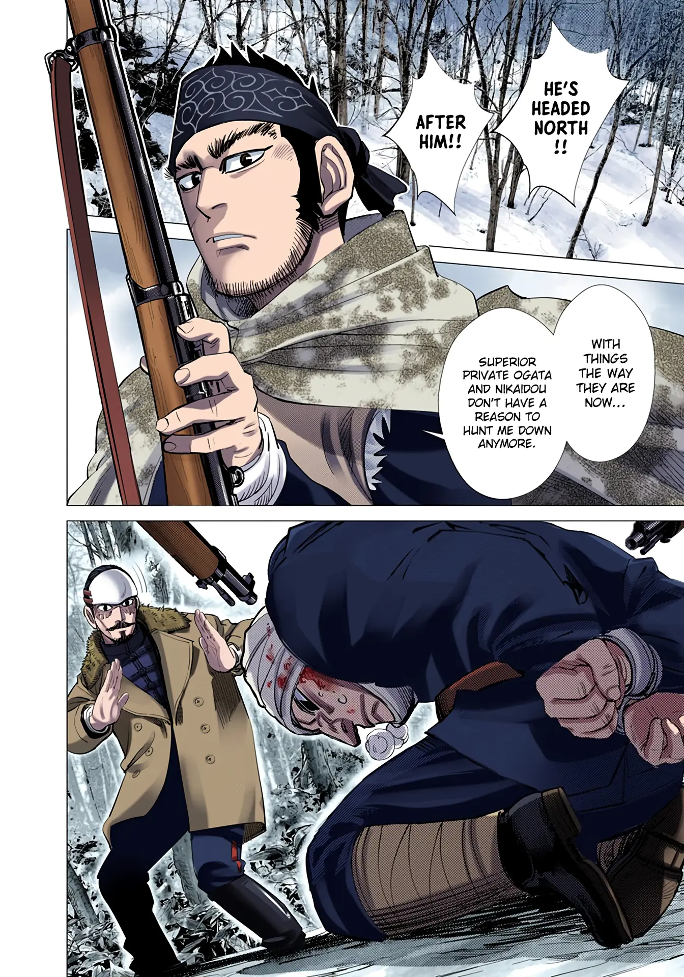 Golden Kamuy - Digital Colored Comics - Vol.4 Chapter 46: Punishment