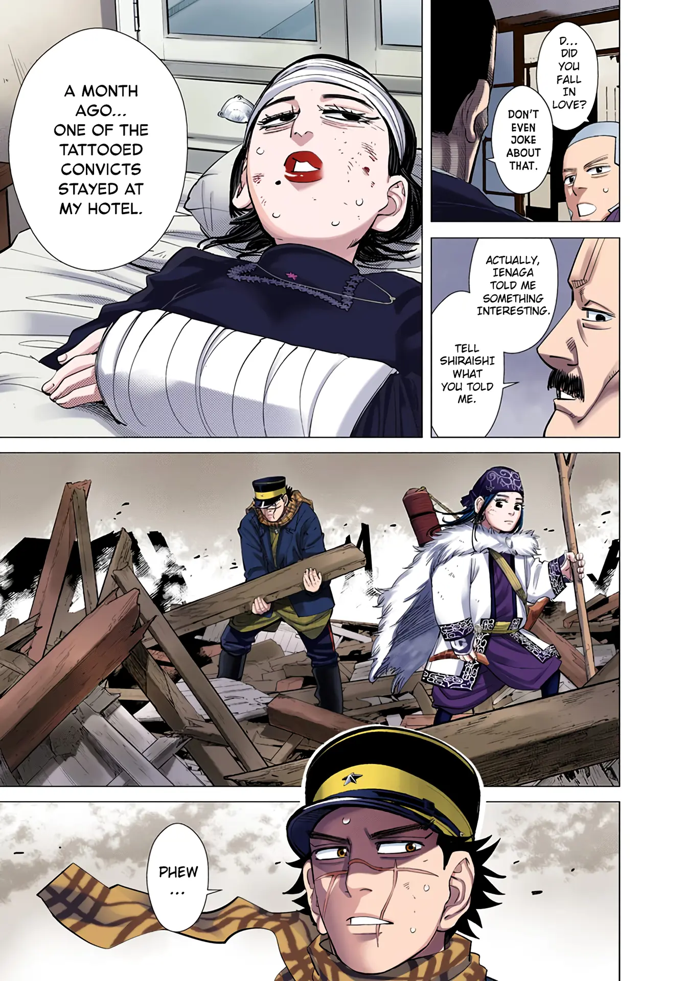 Golden Kamuy - Digital Colored Comics - Vol.6 Chapter 55: Nishin Nanajurou