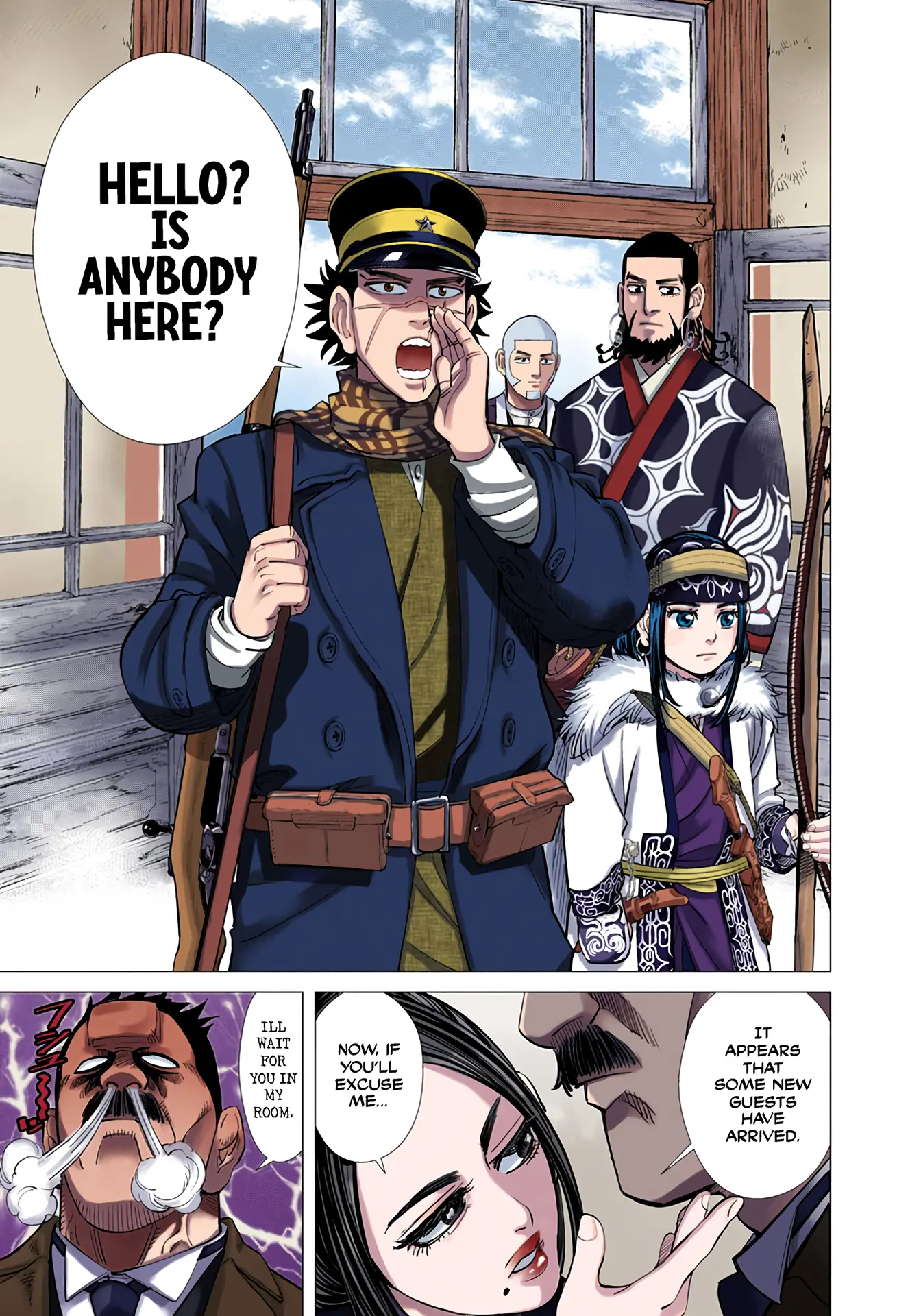 Golden Kamuy - Digital Colored Comics - Vol.6 Chapter 51: Everybody's Staying At The Murder Hotel!!