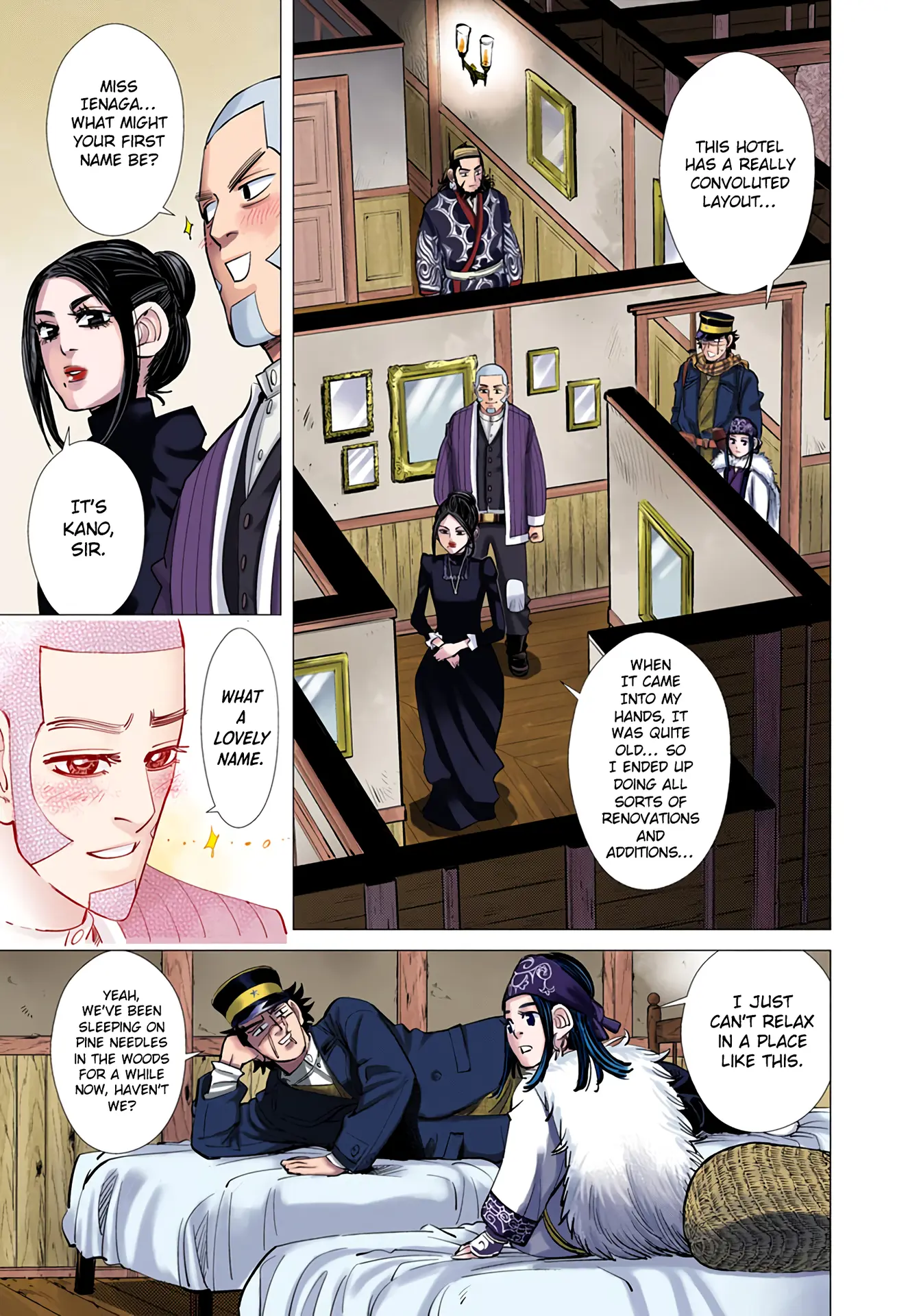 Golden Kamuy - Digital Colored Comics - Vol.6 Chapter 51: Everybody's Staying At The Murder Hotel!!