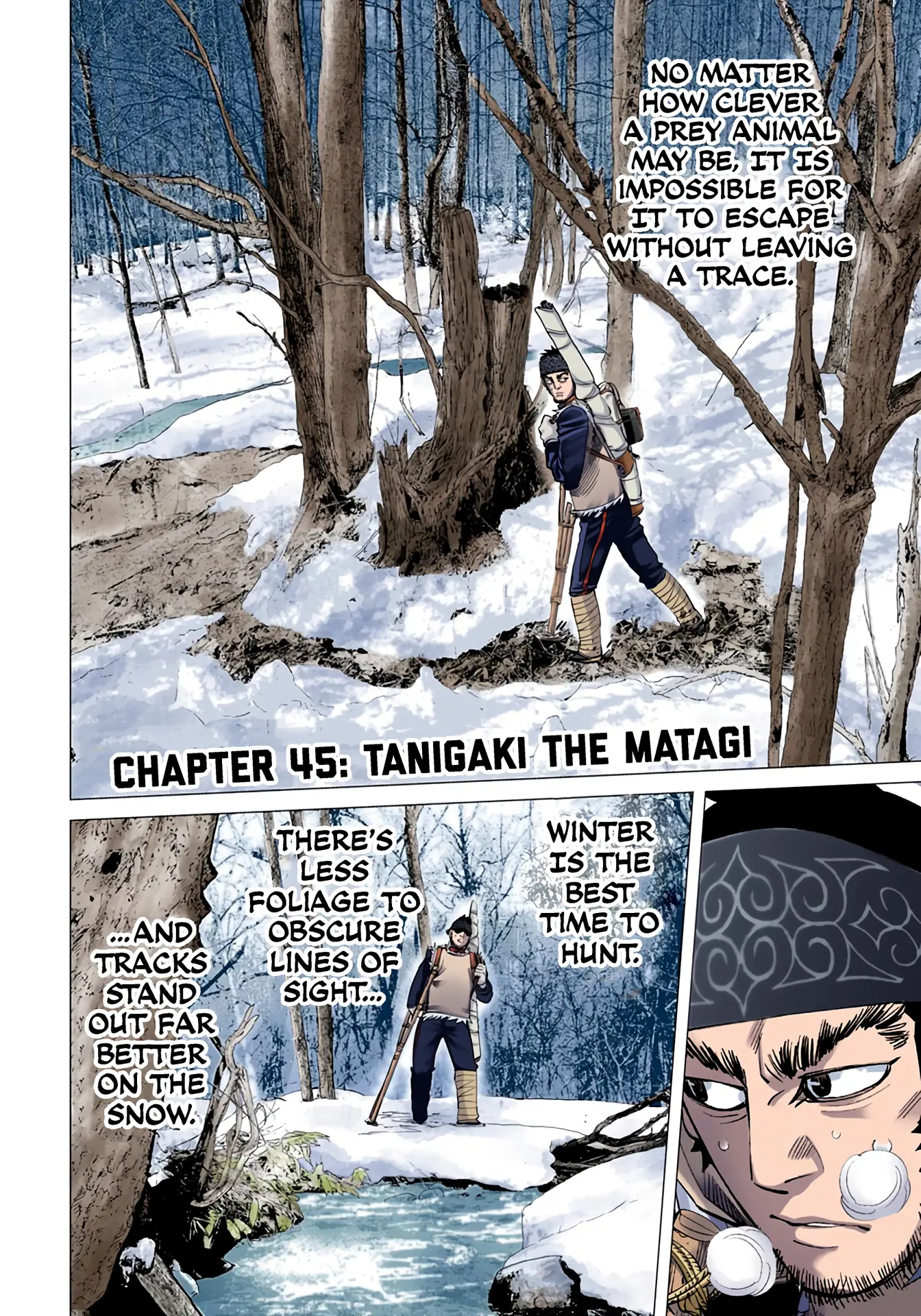 Golden Kamuy - Digital Colored Comics - Vol.5 Chapter 45: Tanigaki The Matagi