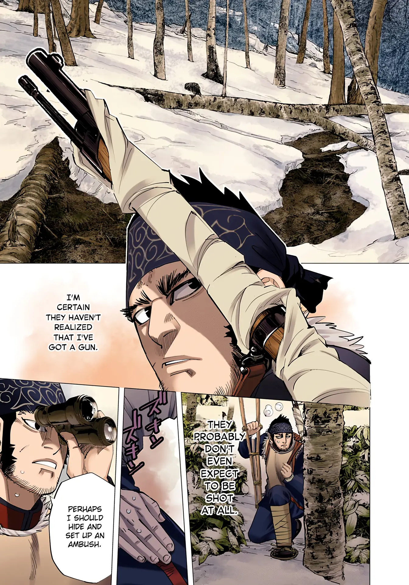 Golden Kamuy - Digital Colored Comics - Vol.5 Chapter 45: Tanigaki The Matagi