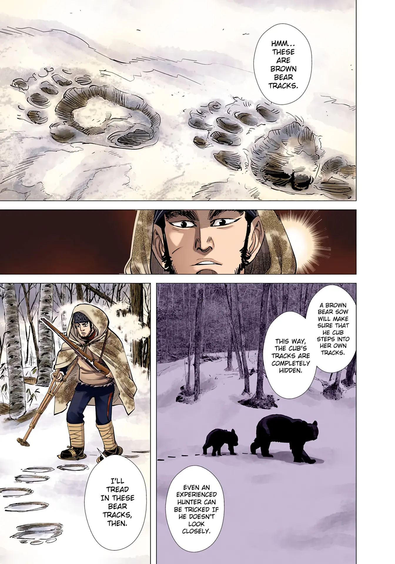 Golden Kamuy - Digital Colored Comics - Vol.5 Chapter 45: Tanigaki The Matagi