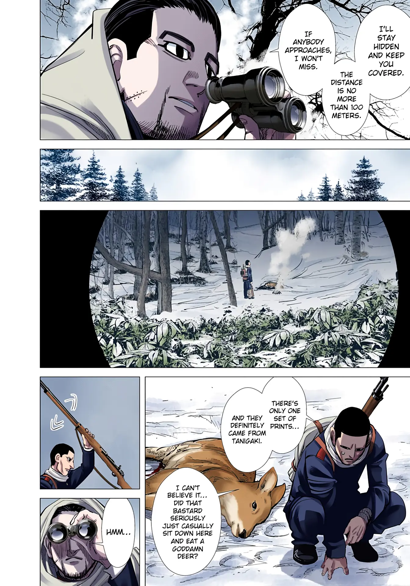 Golden Kamuy - Digital Colored Comics - Vol.5 Chapter 45: Tanigaki The Matagi