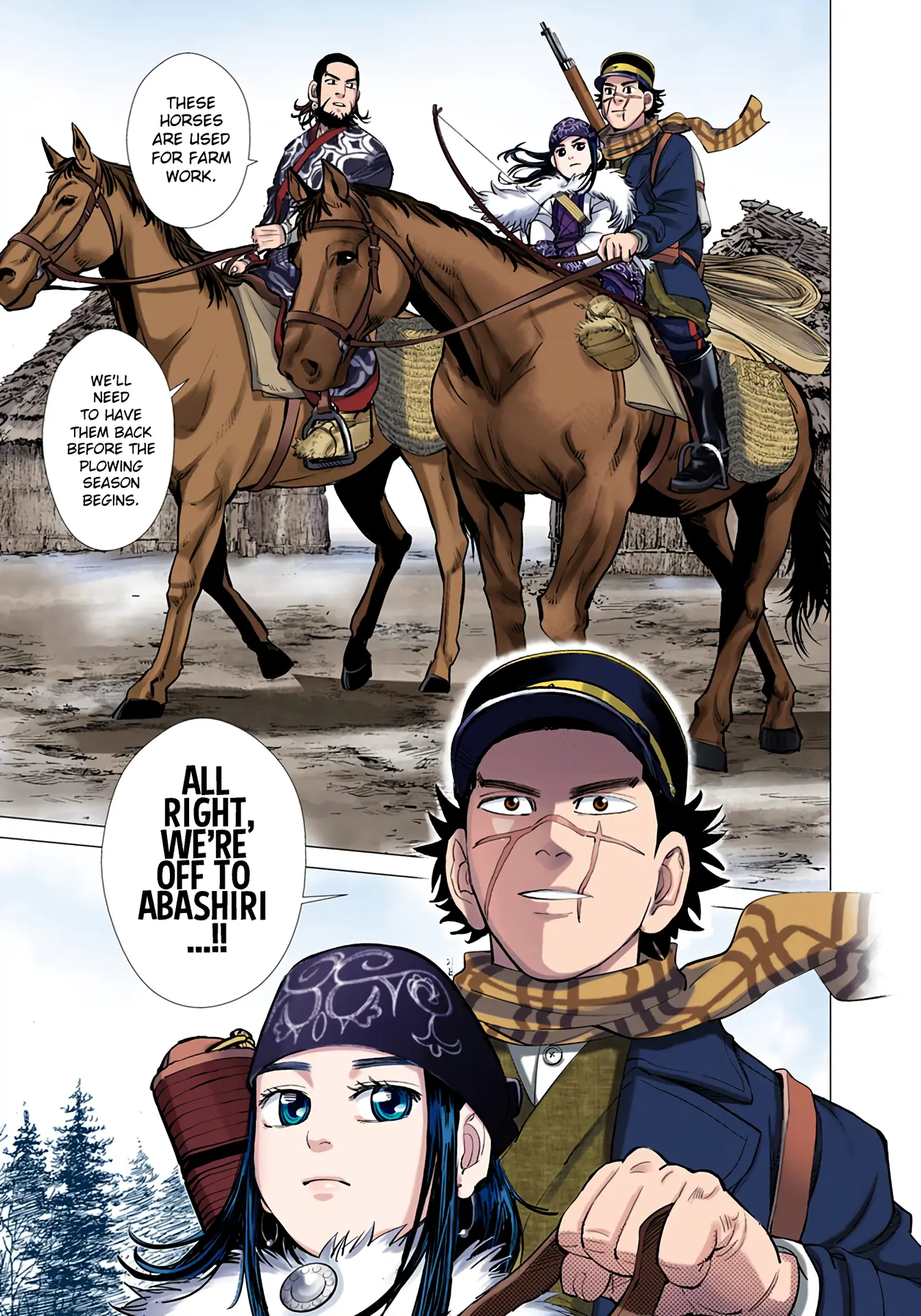 Golden Kamuy - Digital Colored Comics - Vol.6 Chapter 49: Companion