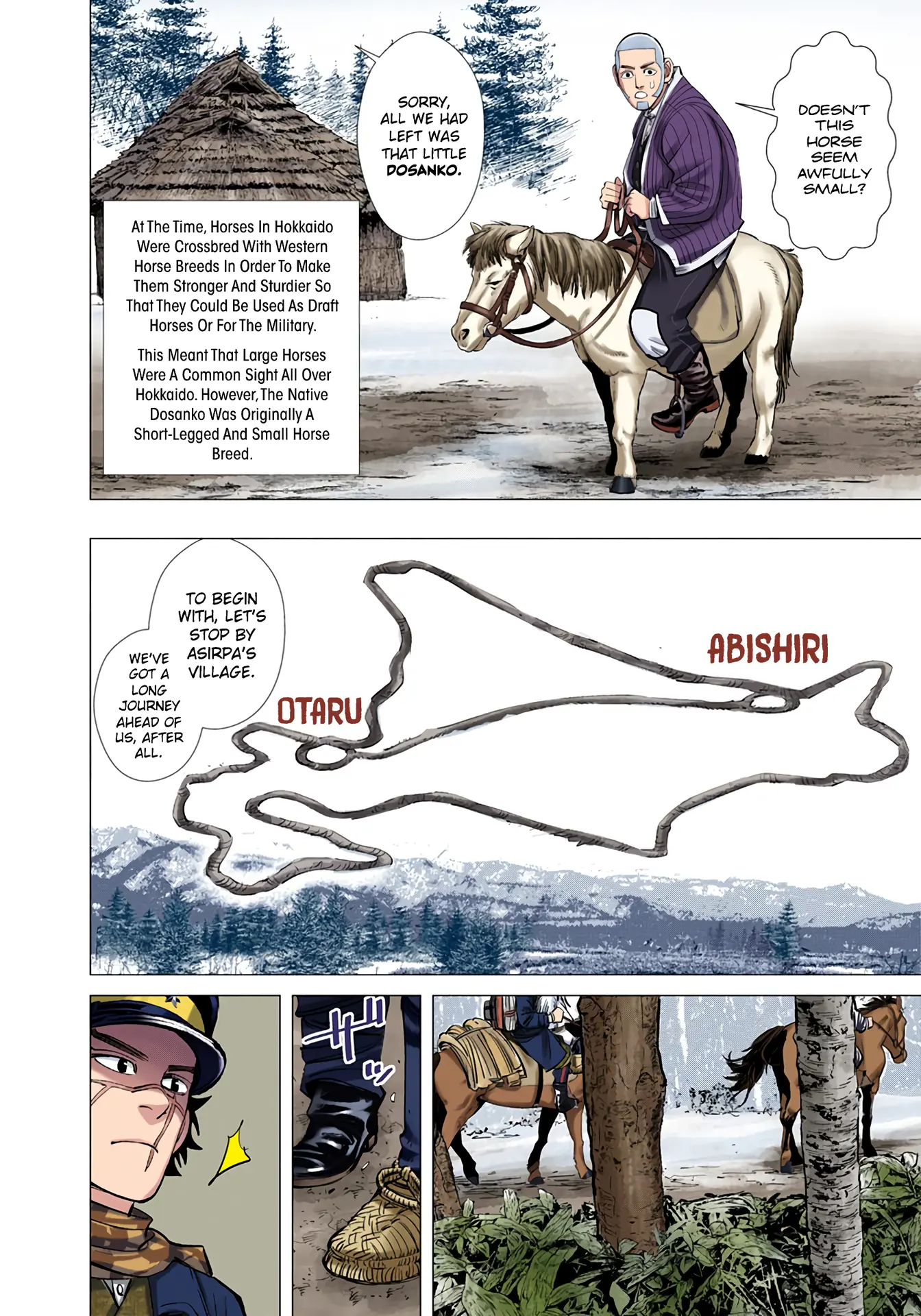 Golden Kamuy - Digital Colored Comics - Vol.6 Chapter 49: Companion