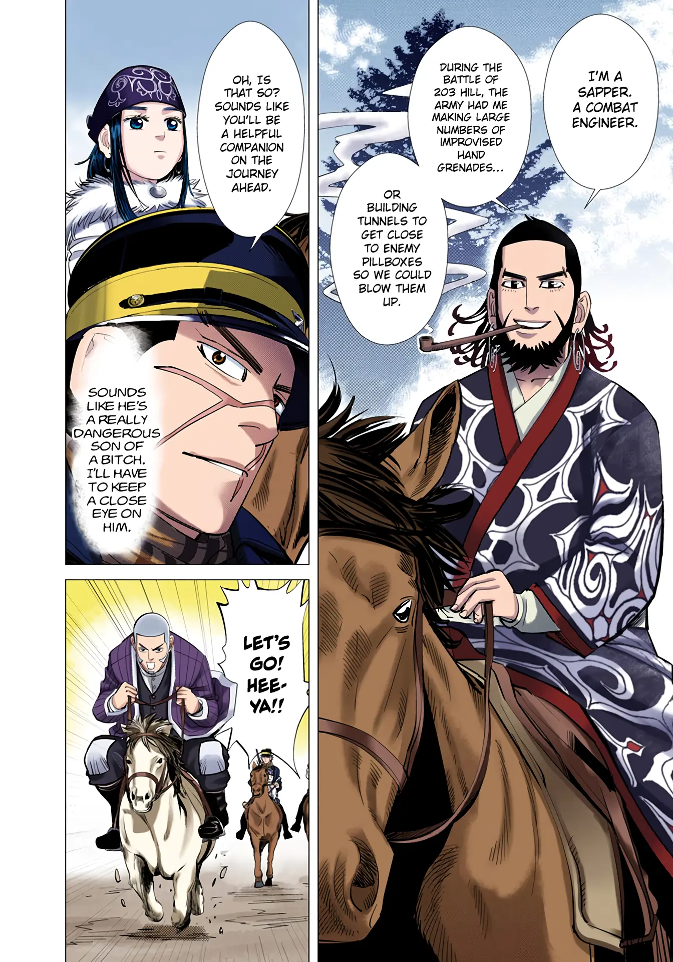 Golden Kamuy - Digital Colored Comics - Vol.6 Chapter 49: Companion