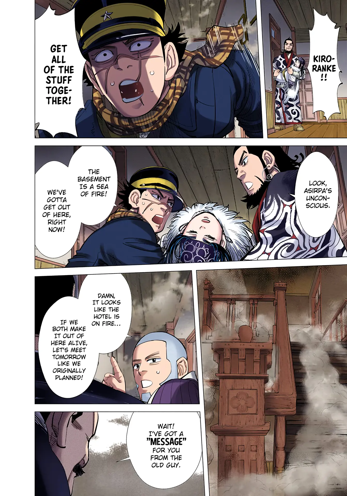 Golden Kamuy - Digital Colored Comics - Vol.6 Chapter 54: Message