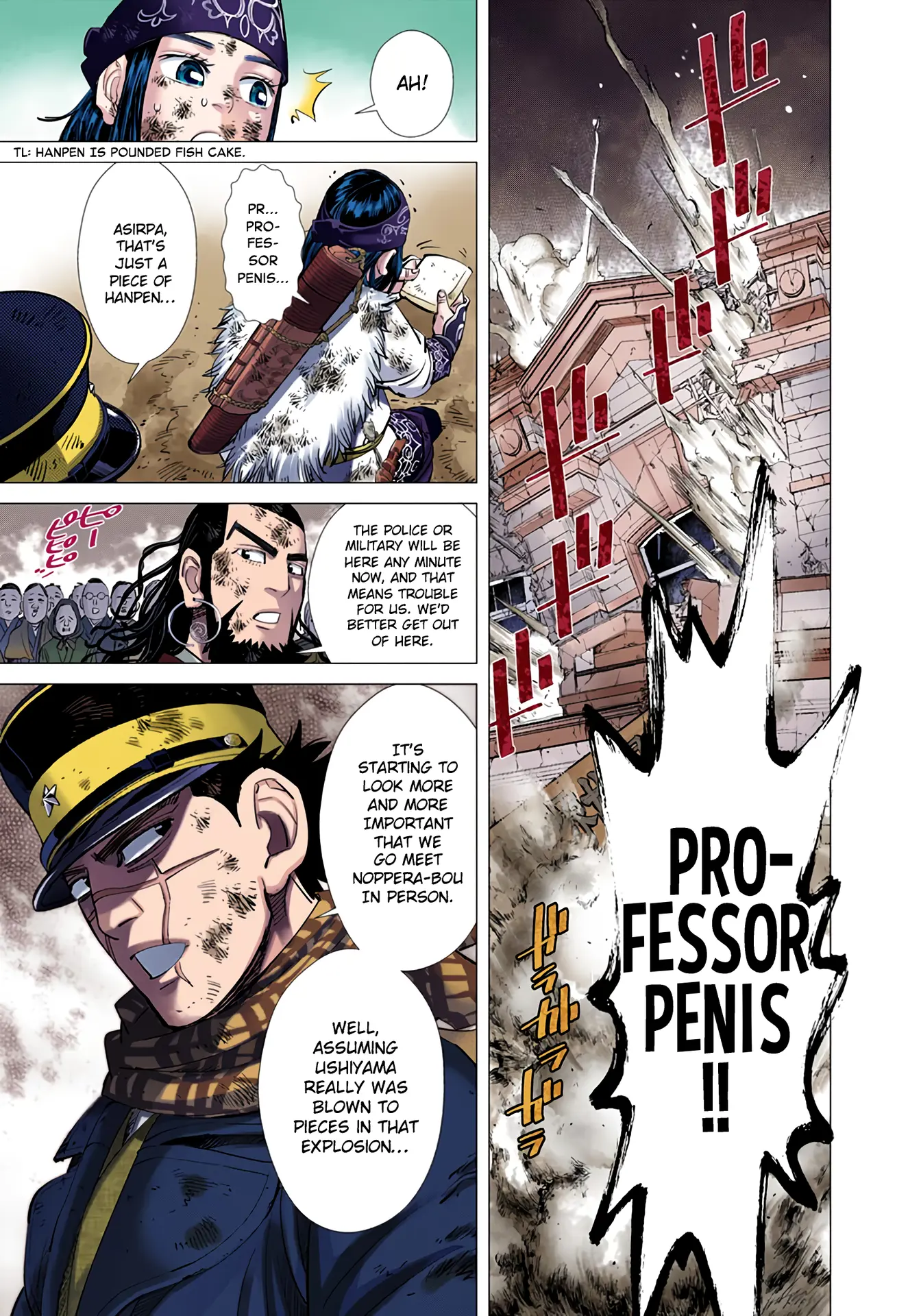 Golden Kamuy - Digital Colored Comics - Vol.6 Chapter 54: Message