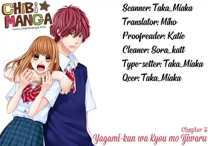 Yagami-Kun Wa, Kyou Mo Ijiwaru. - Chapter 3