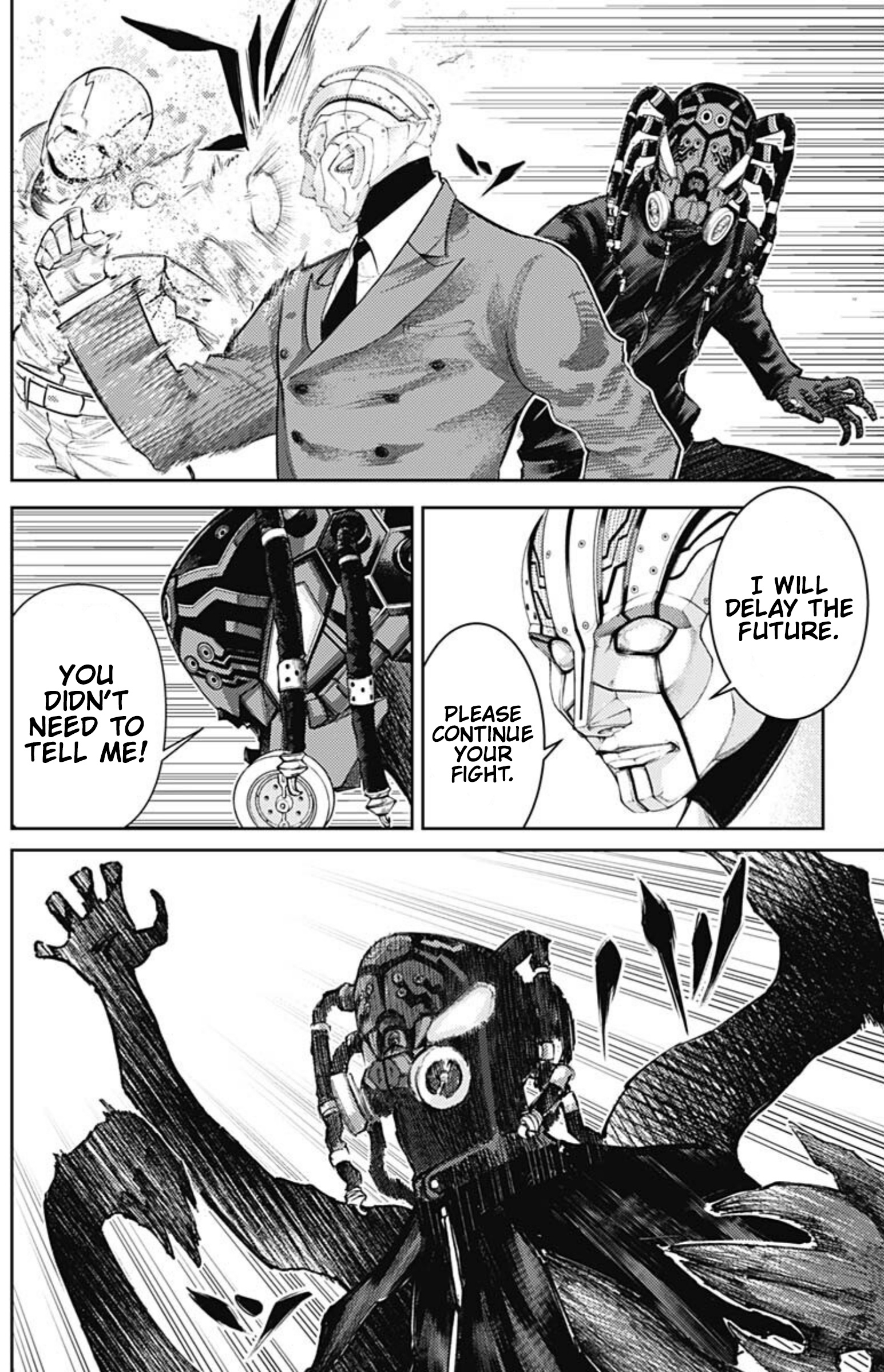 There Is No True Peace In This World -Shin Kamen Rider Shocker Side- - Vol.3 Chapter 27: The Body Moves On Its Own...