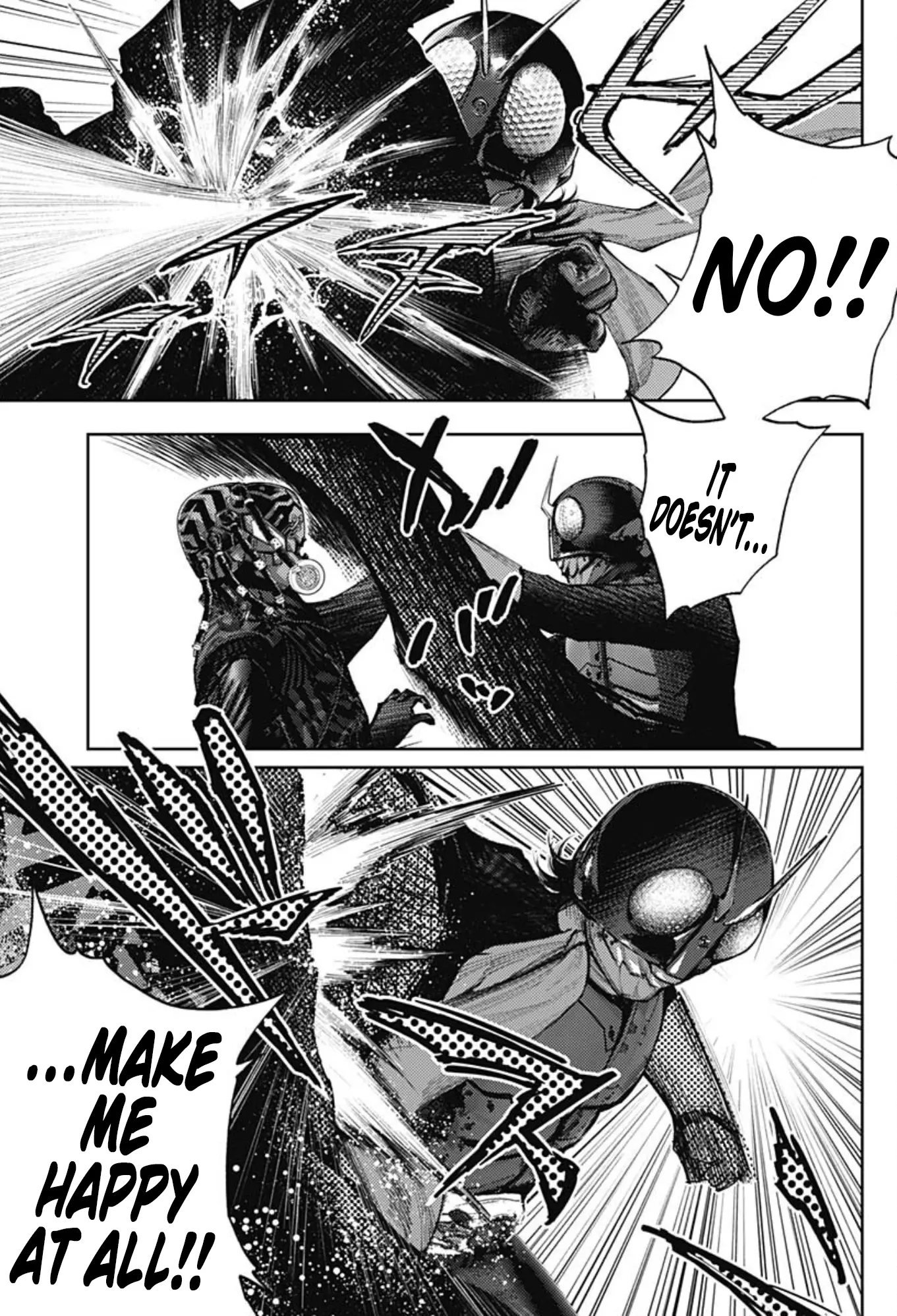 There Is No True Peace In This World -Shin Kamen Rider Shocker Side- - Vol.7 Chapter 59: The Human In Me