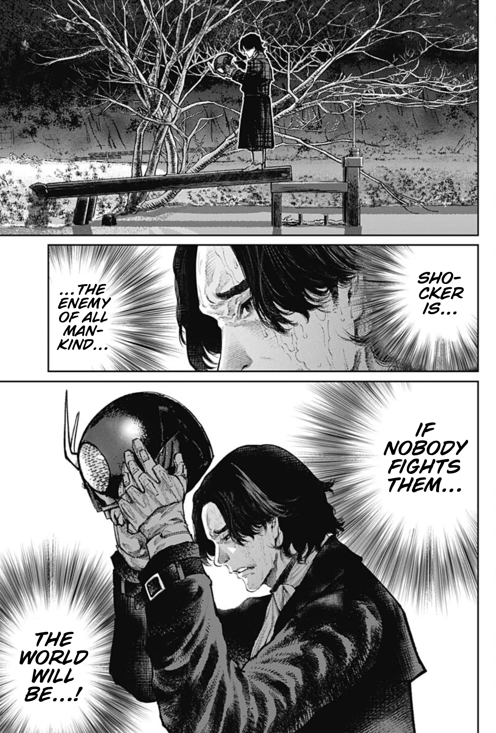 There Is No True Peace In This World -Shin Kamen Rider Shocker Side- - Vol.7 Chapter 61: You Are Too Kind