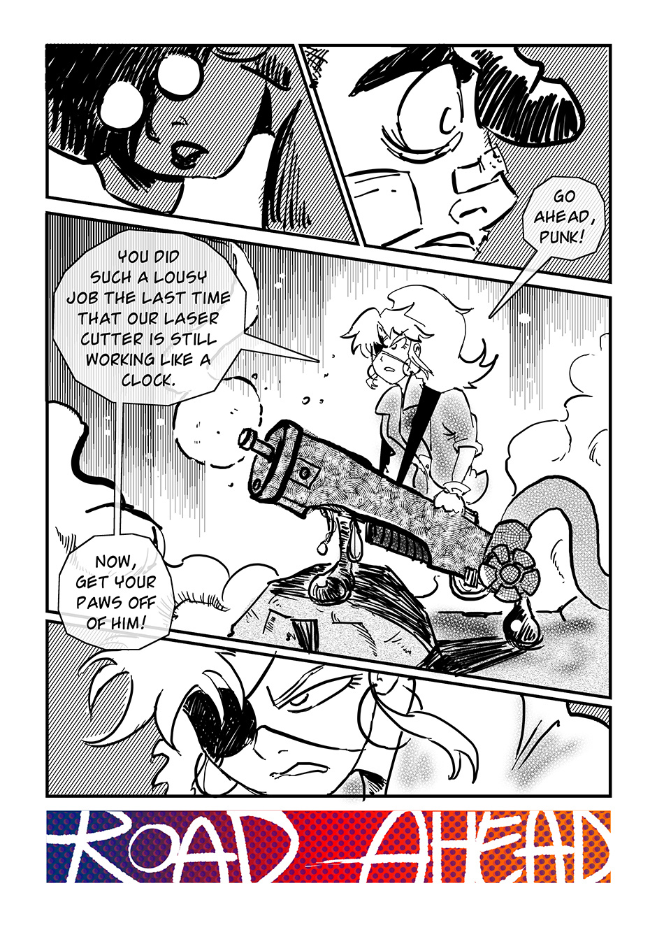 Spiral Highway - Vol.4 Chapter 26: Headlock!