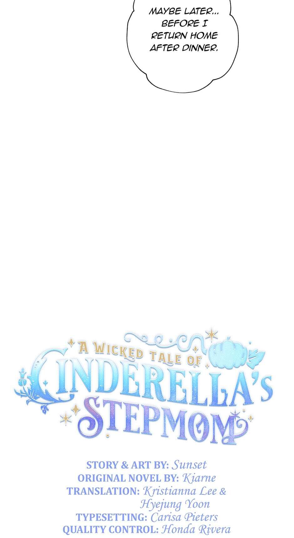 A Wicked Tale Of Cinderella's Stepmom - Chapter 5: So We Meet Again