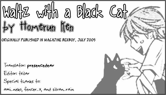 Waltz With A Black Cat - Vol.1 Chapter 1 : Oneshot