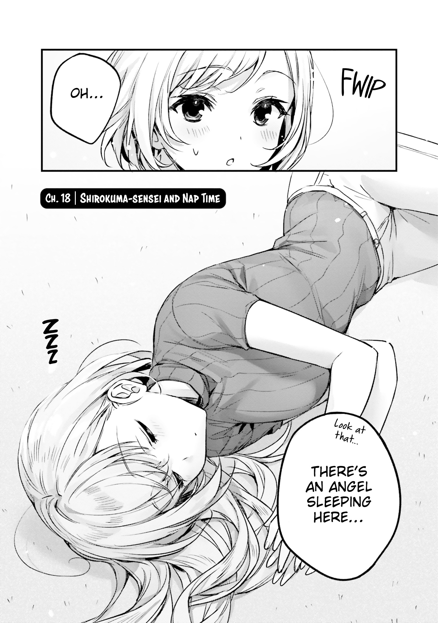 Nanako From The Neighborhood - Vol.3 Chapter 18: Shirokuma-Sensei And Nap Time