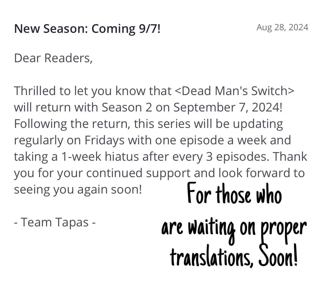 Dead Man Switch - Chapter : 9/7