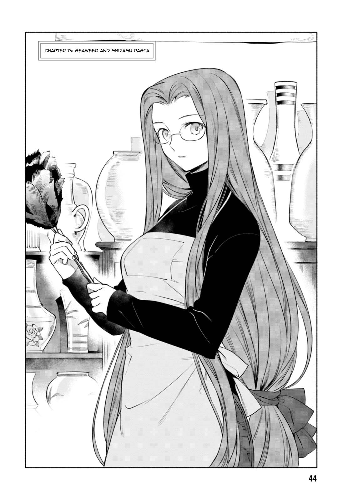 Emiya-San Chi No Kyou No Gohan - Chapter 13: Seaweed And Shirasu Pasta