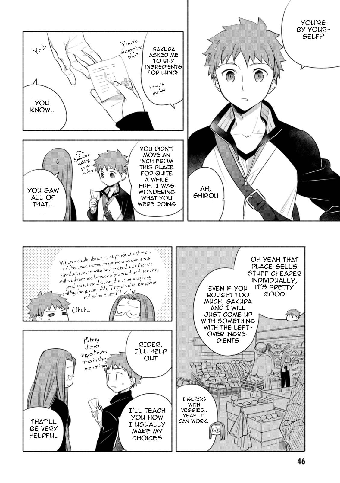 Emiya-San Chi No Kyou No Gohan - Chapter 13: Seaweed And Shirasu Pasta