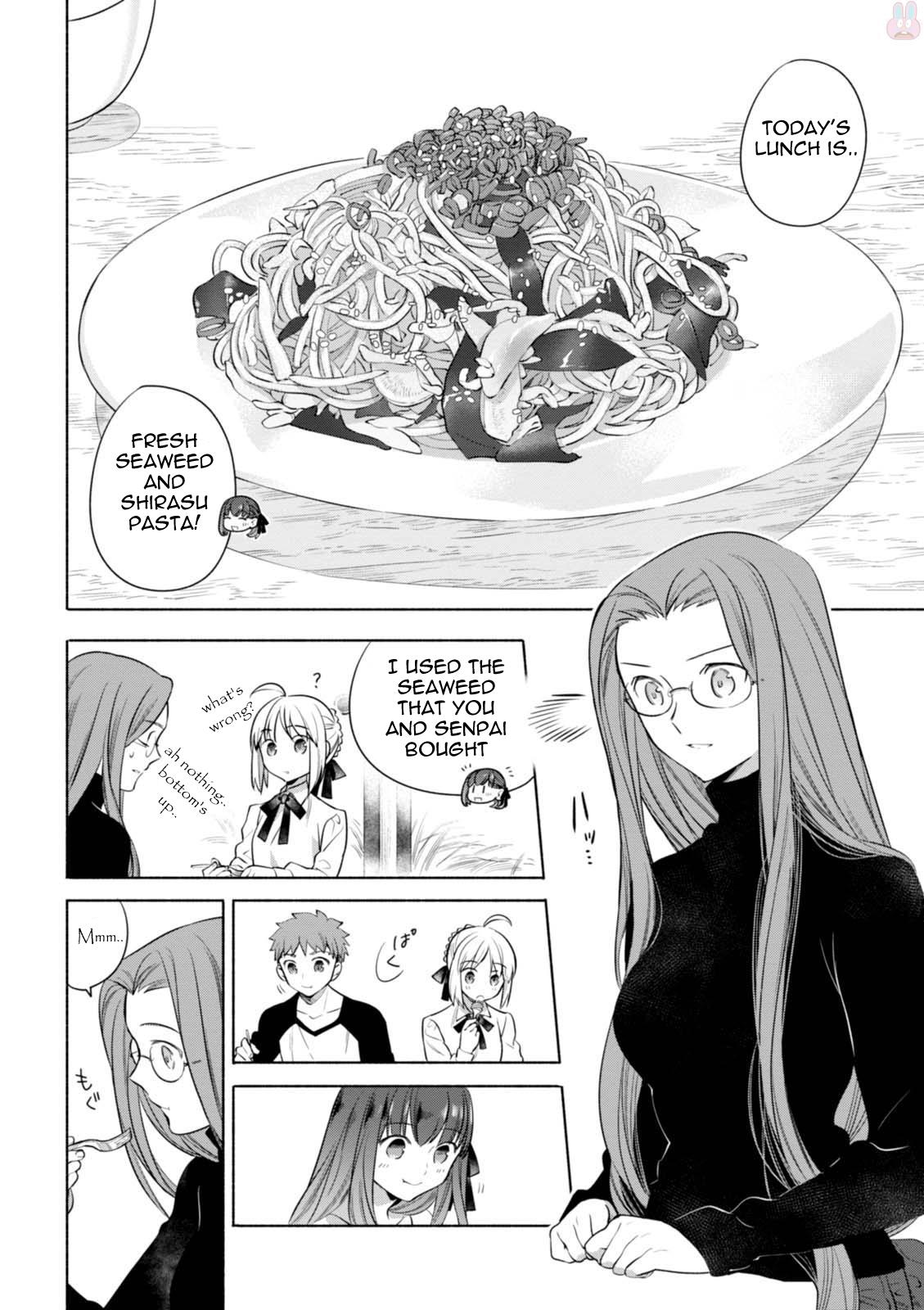 Emiya-San Chi No Kyou No Gohan - Chapter 13: Seaweed And Shirasu Pasta