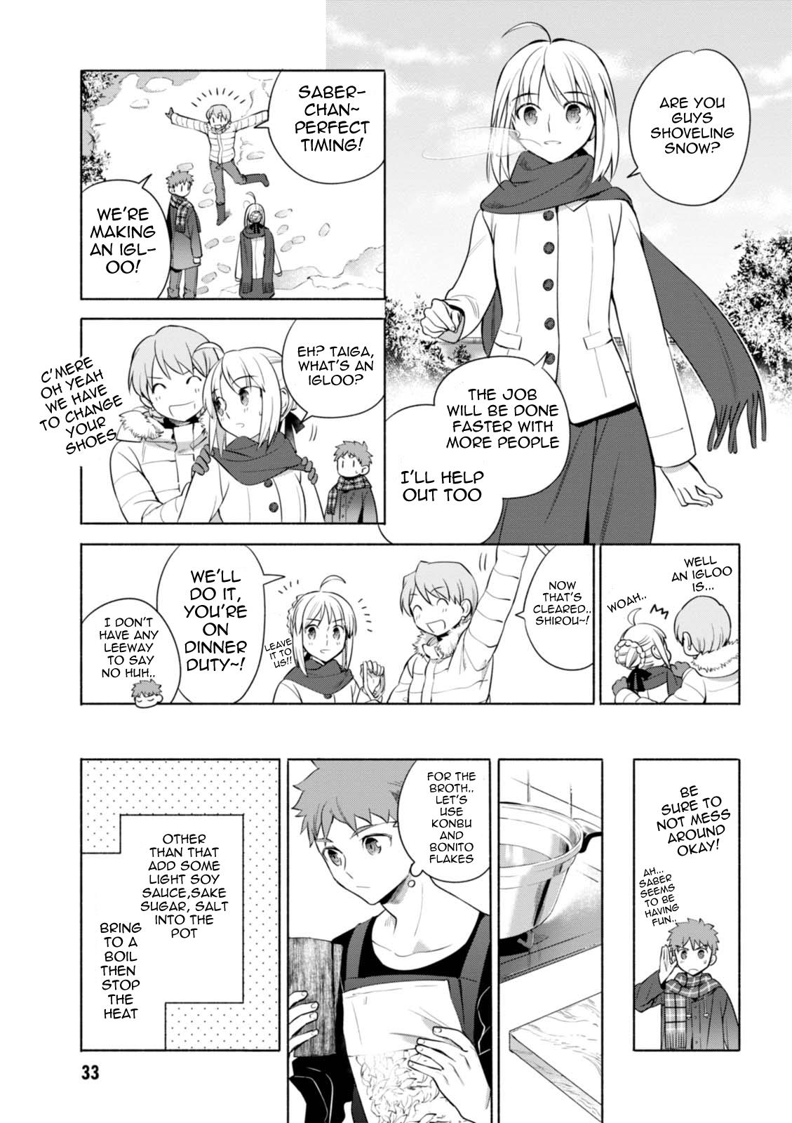 Emiya-San Chi No Kyou No Gohan - Chapter 12: Winter Oden