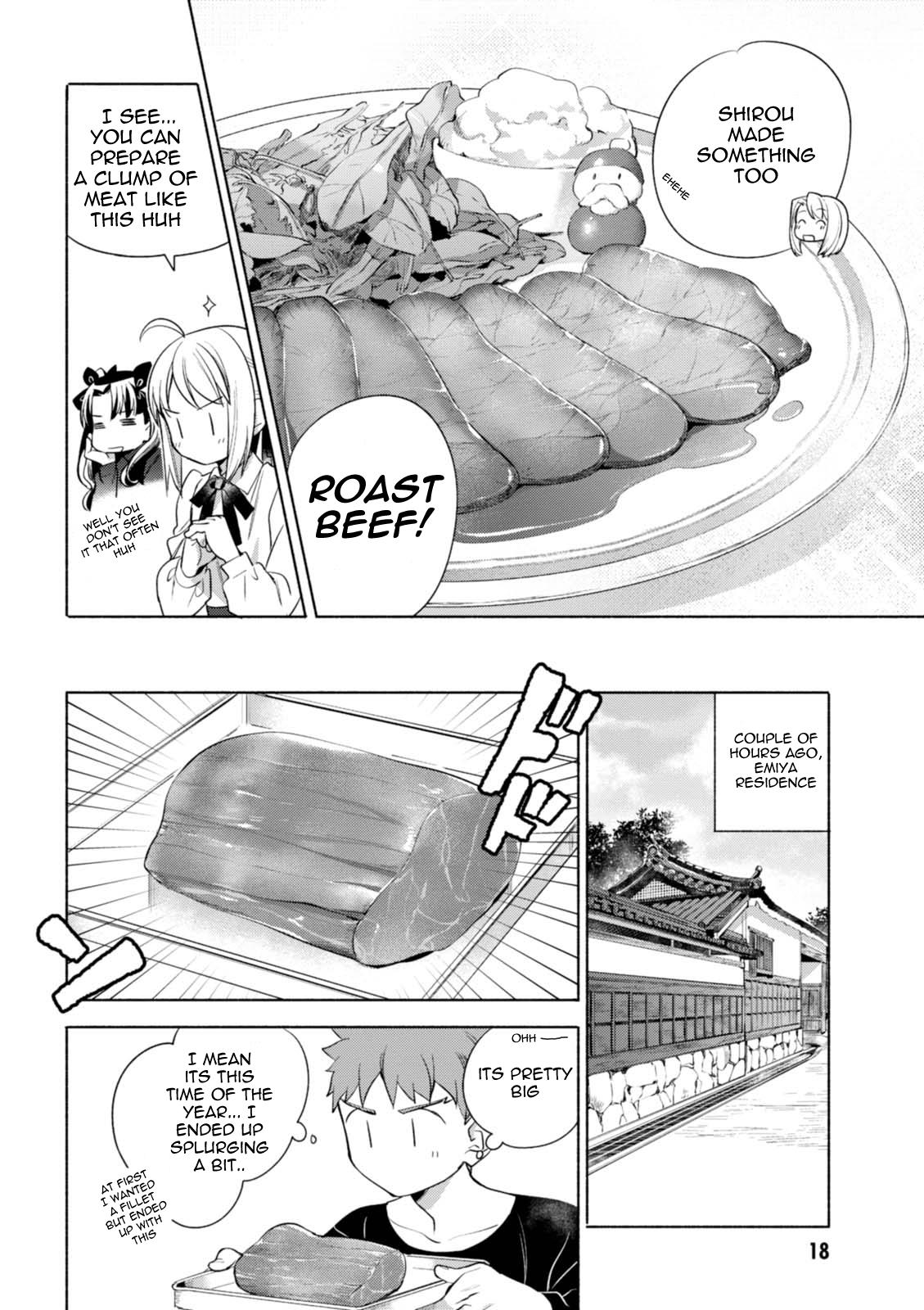 Emiya-San Chi No Kyou No Gohan - Chapter 11: Pan Only Roast Beef