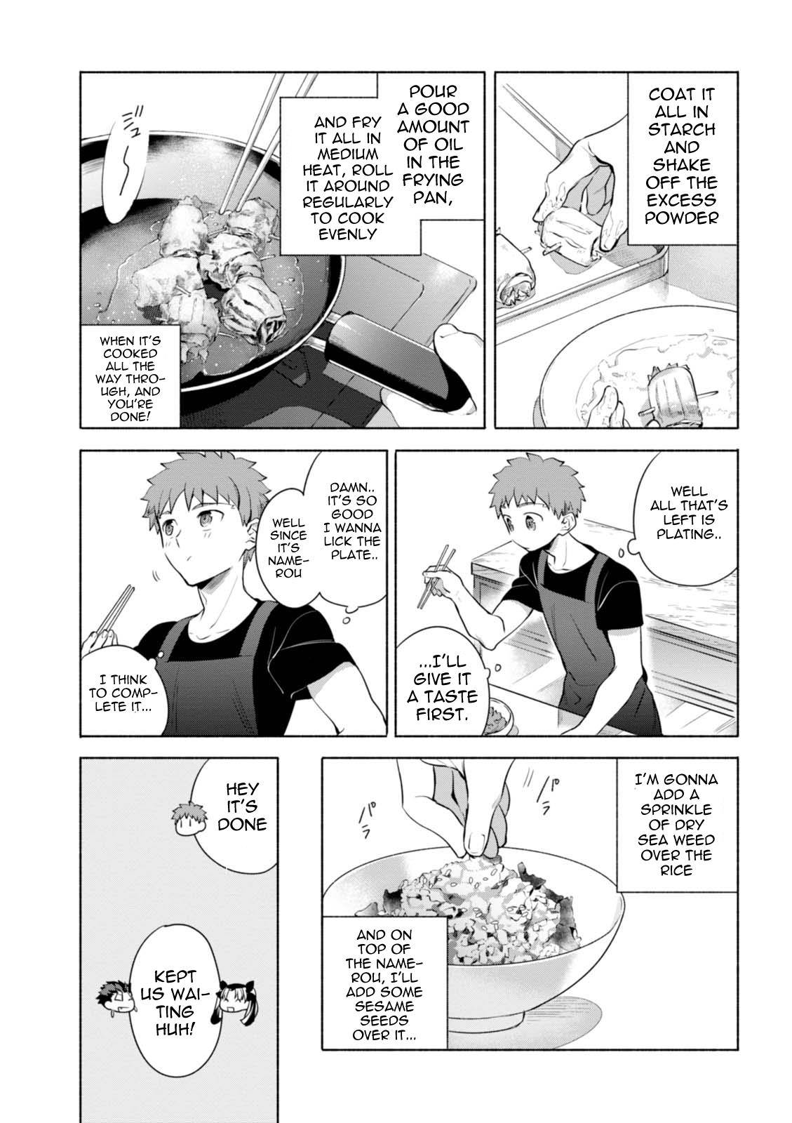 Emiya-San Chi No Kyou No Gohan - Chapter 14: Horse Mackerel Namerou Bowl And Plum Horse Mackerel Roll