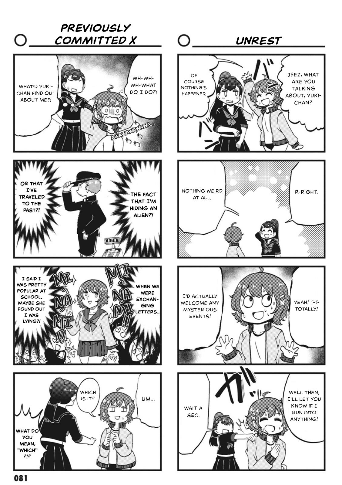 4-Panel 13 Sentinels: Aegis Rim This Is Sector X - Vol.1 Chapter 8: More Than Friends, Less Than Compatible