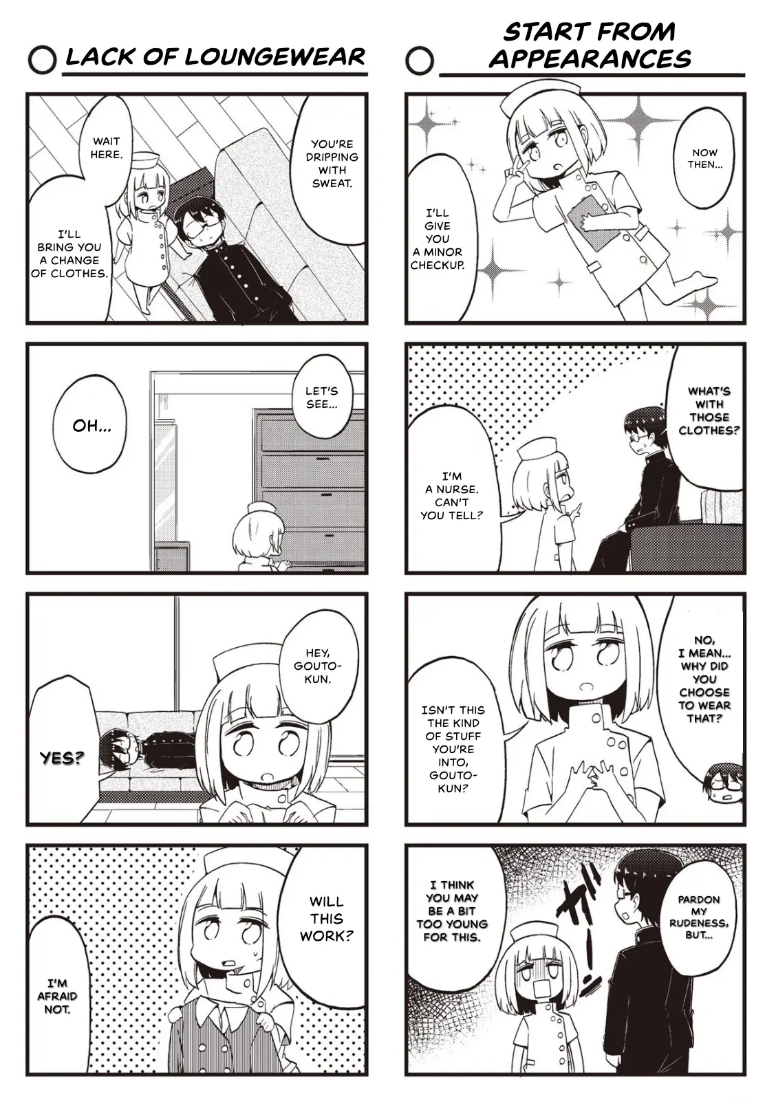 4-Panel 13 Sentinels: Aegis Rim This Is Sector X - Vol.2 Chapter 19: Chihiro’s An Adult, So She Can Do Any...thing?