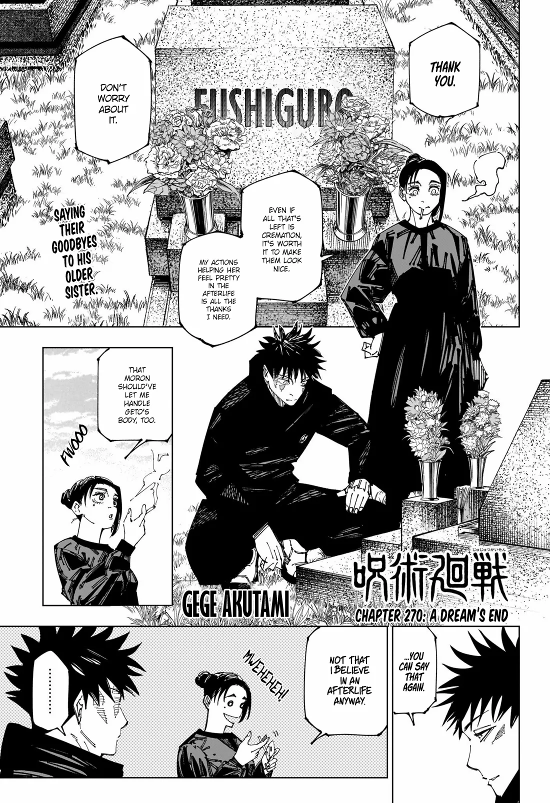 Jujutsu Kaisen - Chapter 270