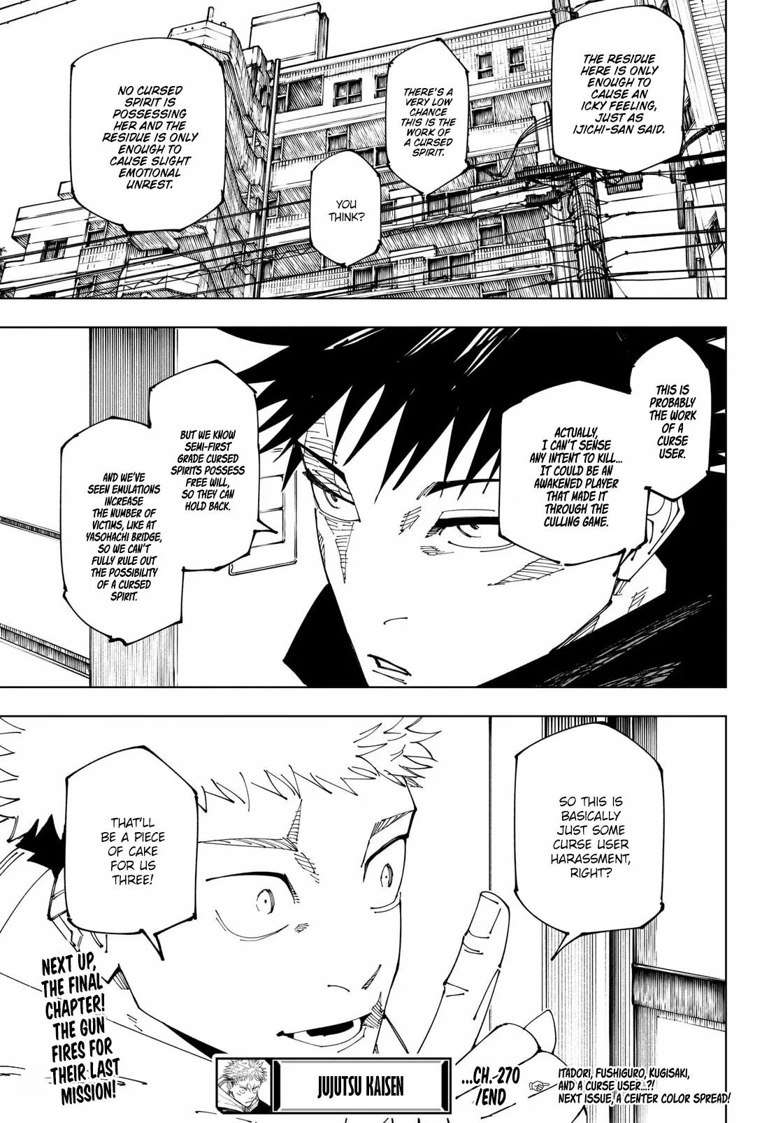 Jujutsu Kaisen - Chapter 270