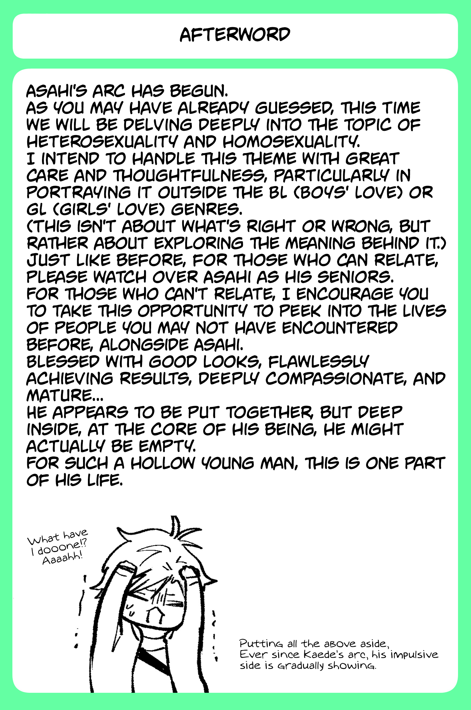 Sensitive Boy - Chapter 62: Hollow Young Man