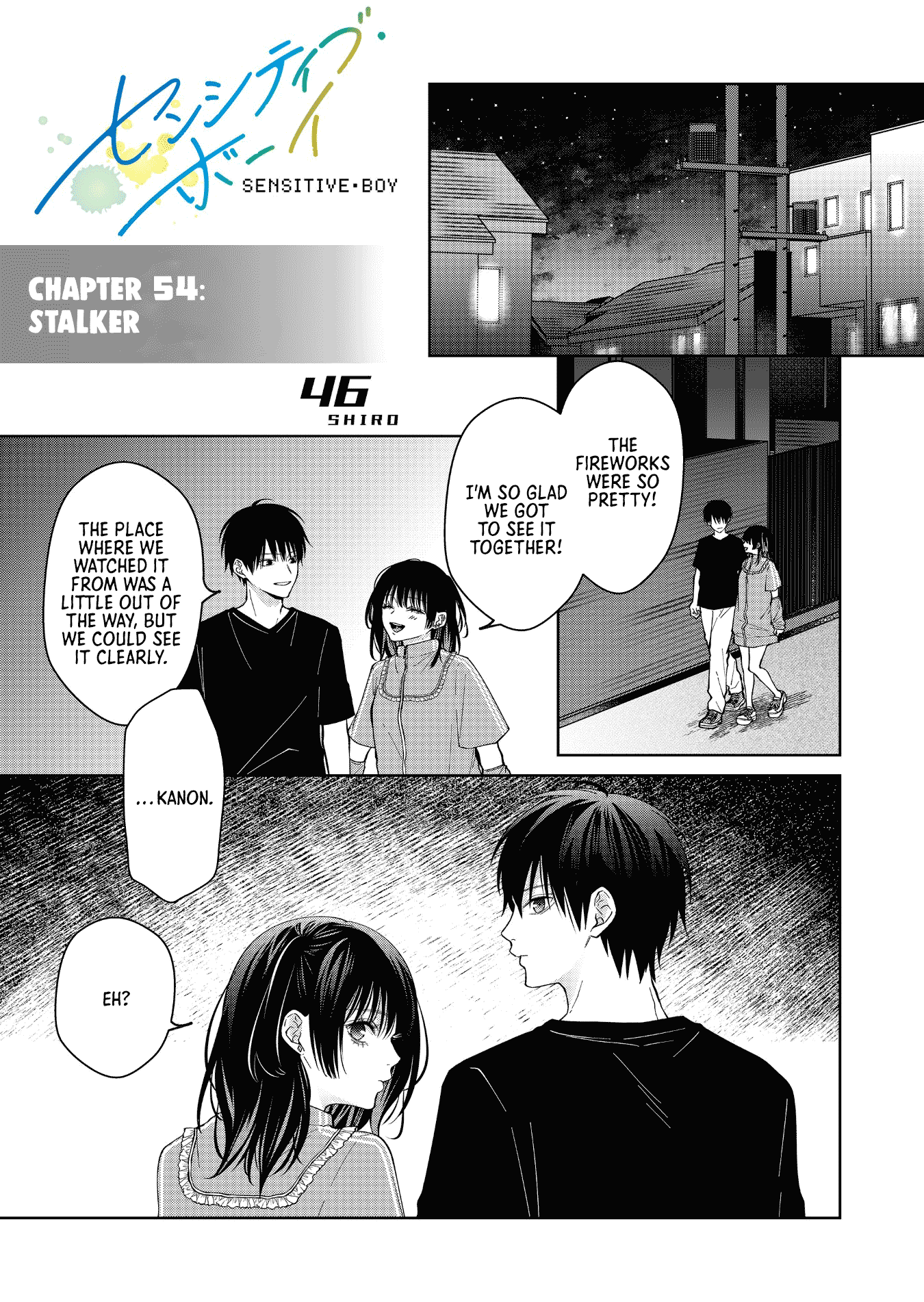 Sensitive Boy - Chapter 54: Stalker