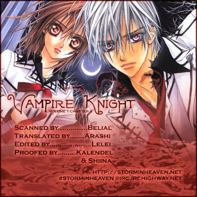 Vampire Knight - Vol.1 Chapter 4 : The Promise...