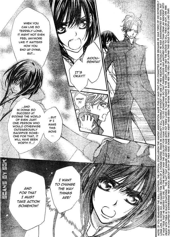 Vampire Knight - Vol.12 Chapter 58 : Sacrifice