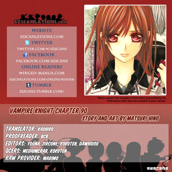 Vampire Knight - Vol.19 Chapter 90 : Falling With You