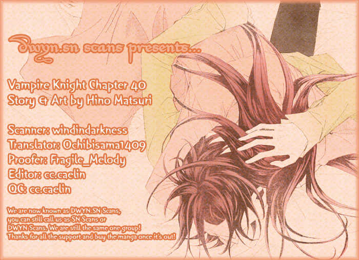 Vampire Knight - Vol.9 Chapter 40 : The Arms That Hold The Original Sin