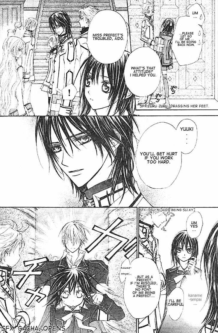 Vampire Knight - Vol.3 Chapter 14 : The Late Arrival: A New Student