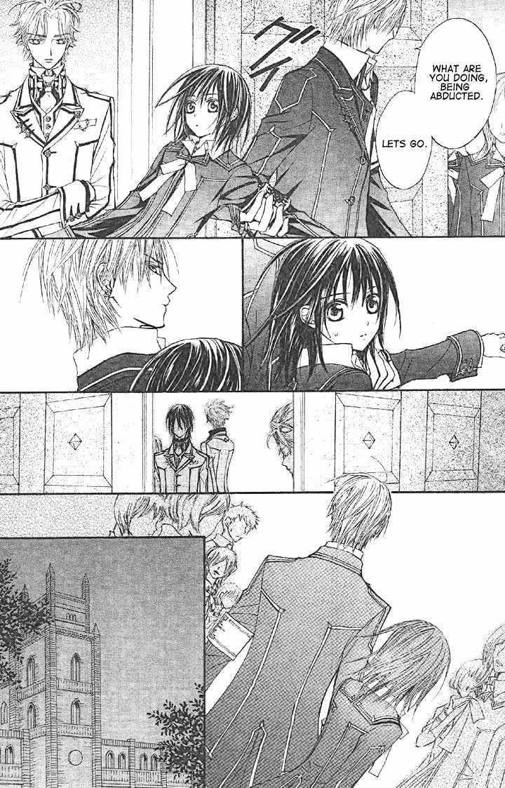 Vampire Knight - Vol.3 Chapter 14 : The Late Arrival: A New Student