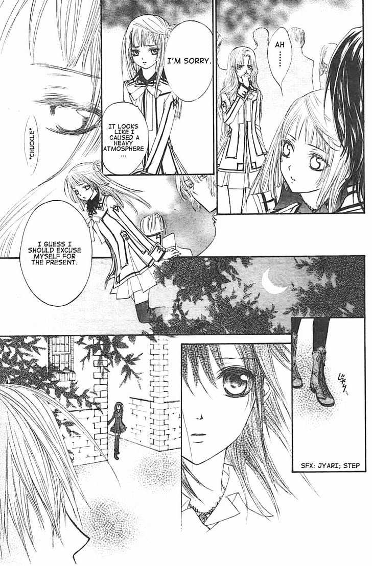 Vampire Knight - Vol.3 Chapter 14 : The Late Arrival: A New Student