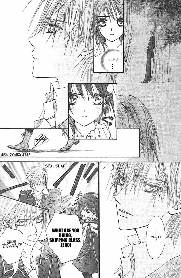 Vampire Knight - Vol.3 Chapter 14 : The Late Arrival: A New Student