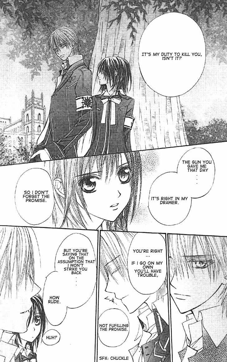 Vampire Knight - Vol.3 Chapter 14 : The Late Arrival: A New Student